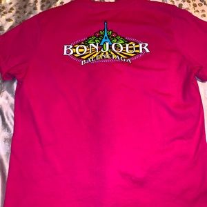 Hot Pink Balenciaga Shirt